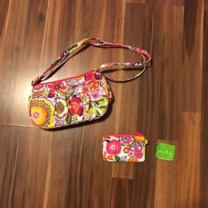 Vera Bradley Clementine purse and ID case. New with and without tags.
